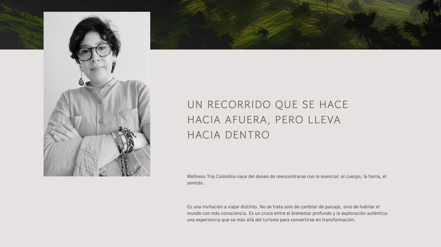 Página sobre la historia de Alejandra Millán
